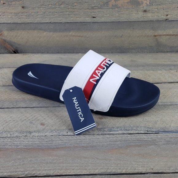 Nautica Compara Men's Slides Sandals - Picture 2 of 8
